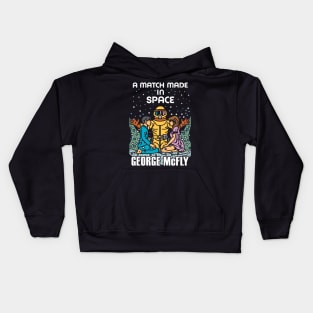 A Match Made In Space Kids Hoodie